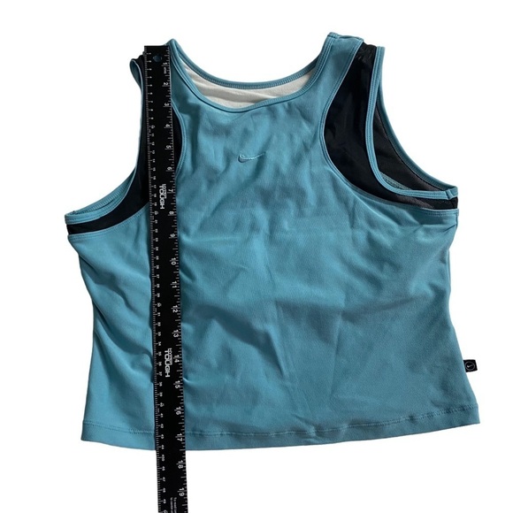 Nike Athletic Tank With Built-in Running Bra Sz Small Teal - Picture 4 of 11